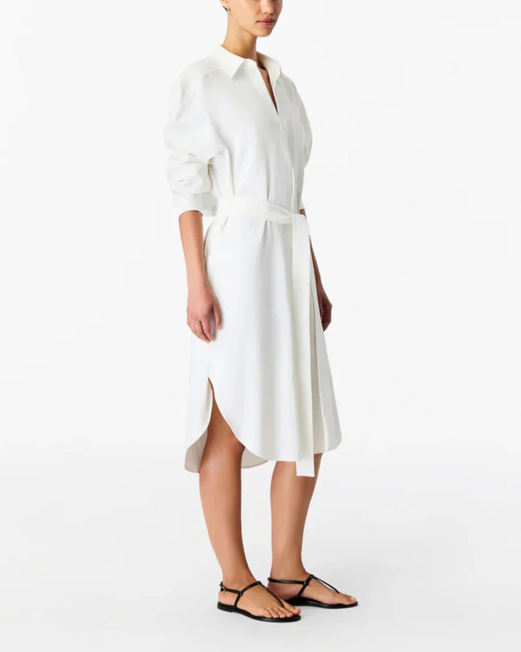 Pleat Back Shirt Dress - Image 3