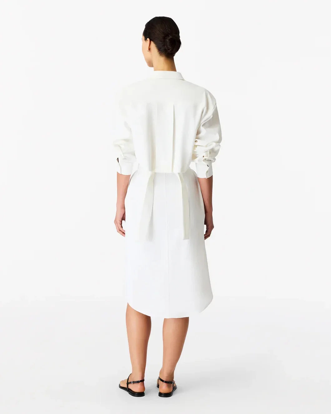 Pleat Back Shirt Dress - Image 4
