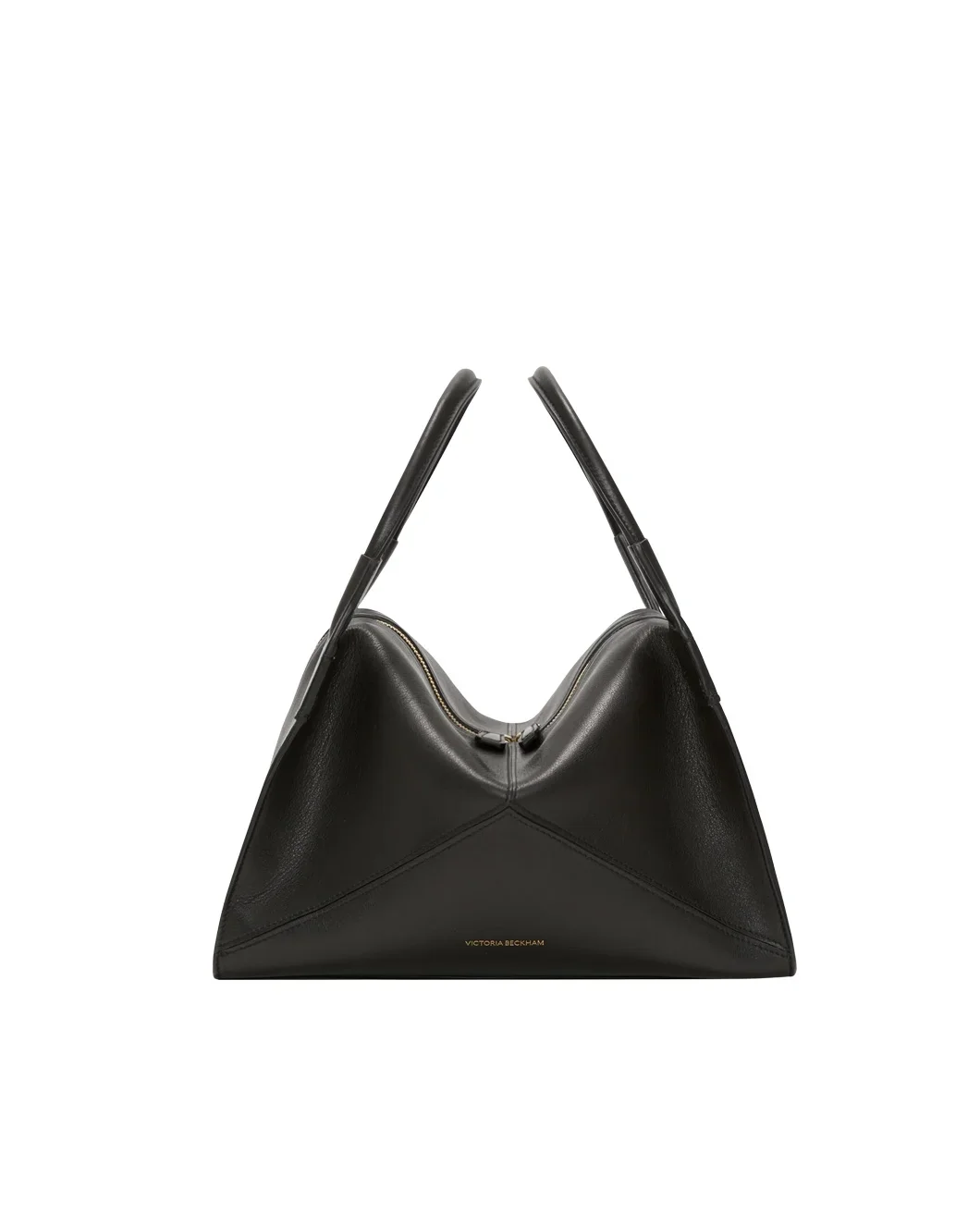 Victoria Plié Bag in Black Leather