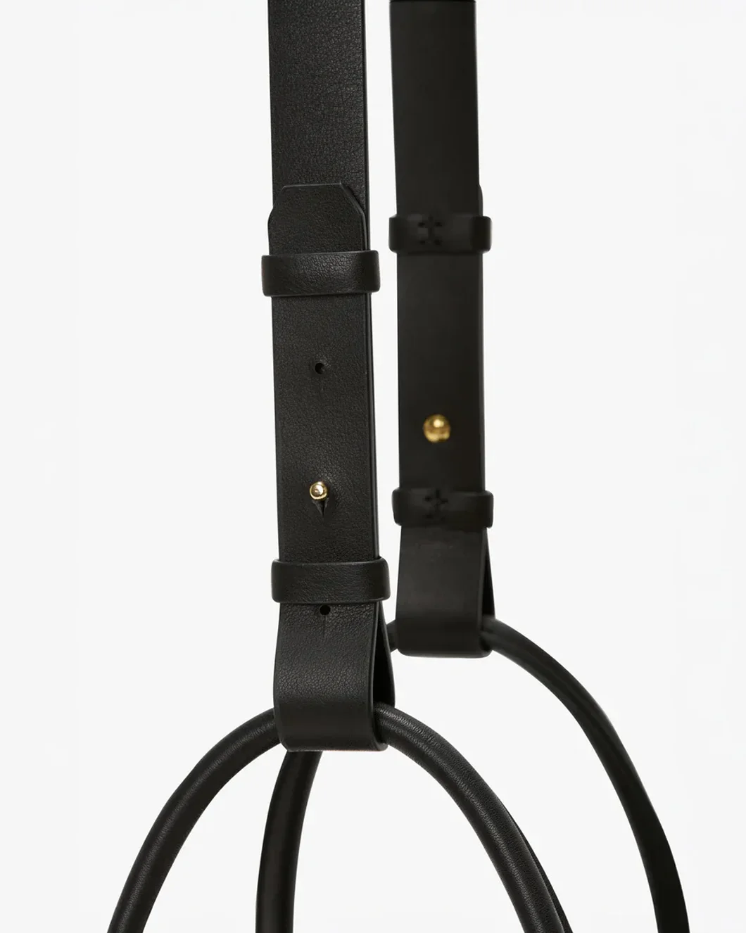 Victoria Plié Bag in Black Leather - Image 4