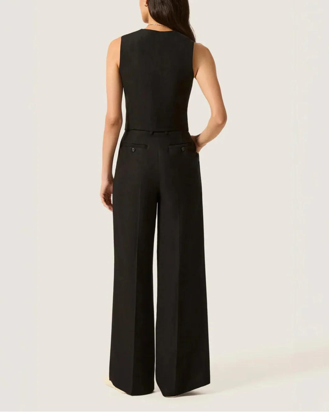 Scoop Neck Waistcoat - Image 4