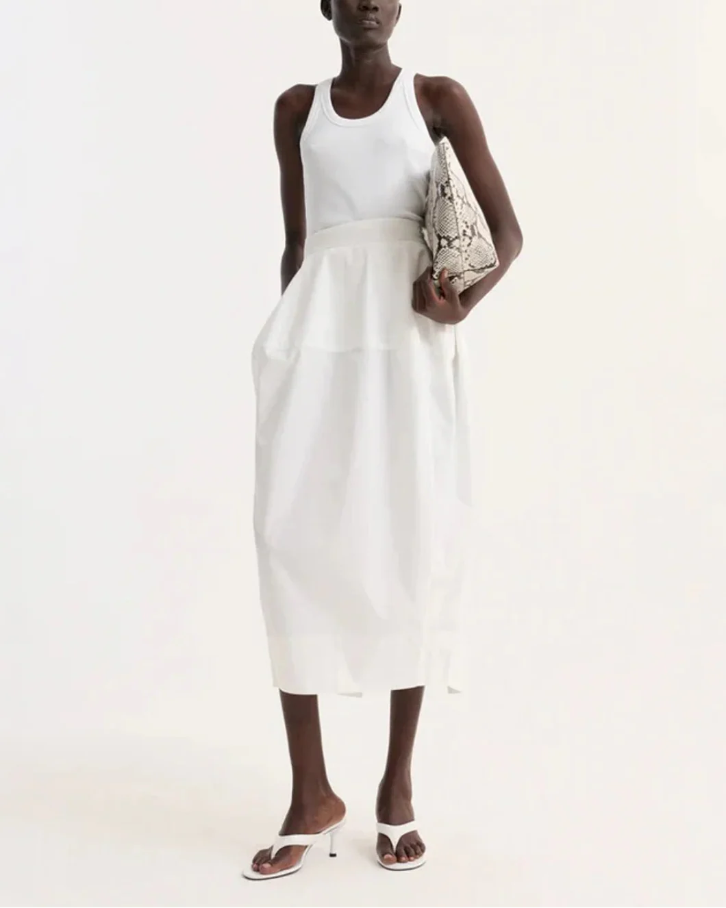 Sculptural Poplin Skirt - Image 2