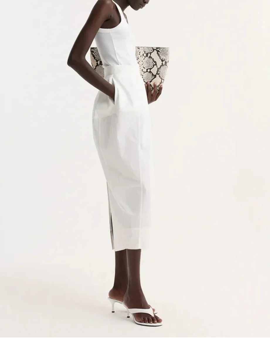 Sculptural Poplin Skirt - Image 3