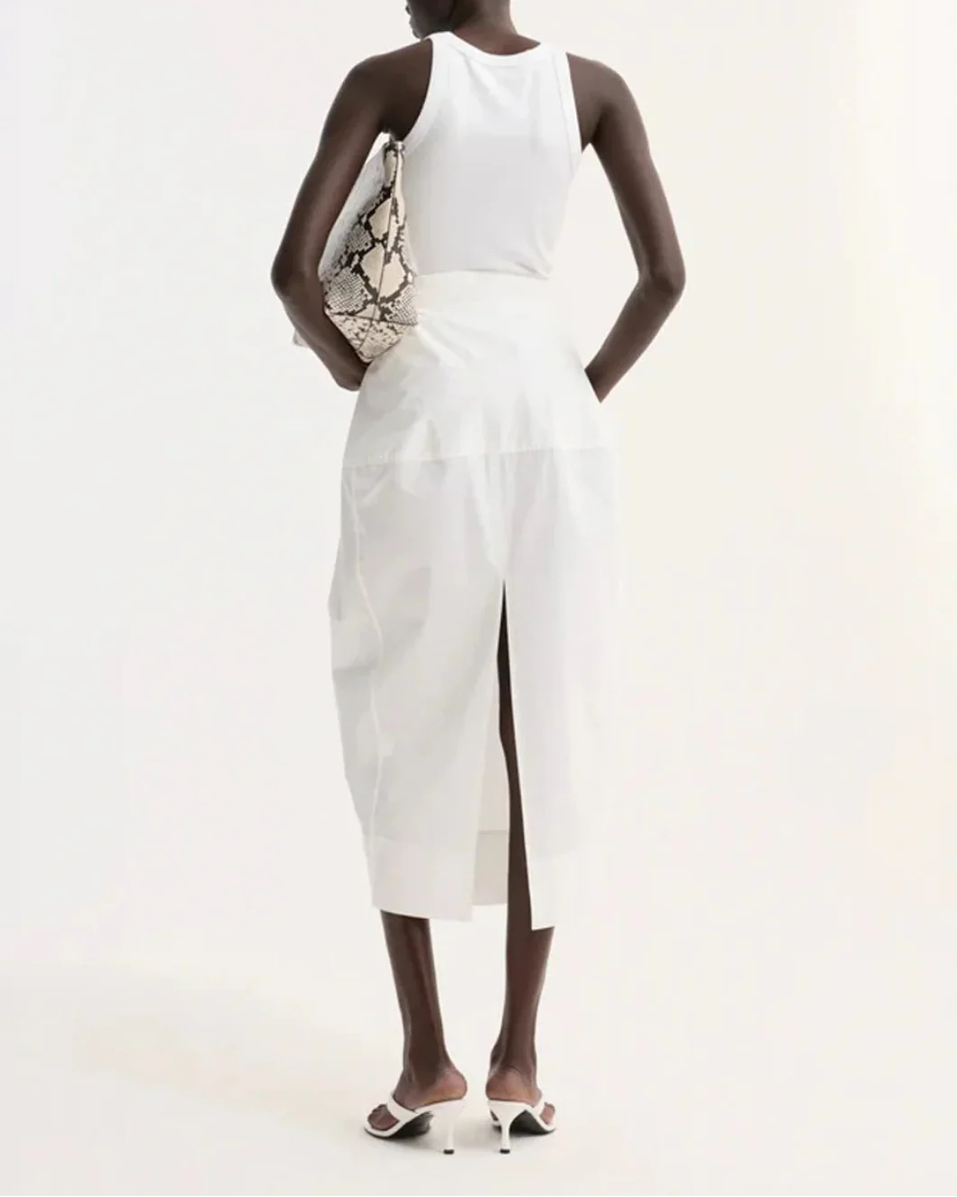 Sculptural Poplin Skirt - Image 4