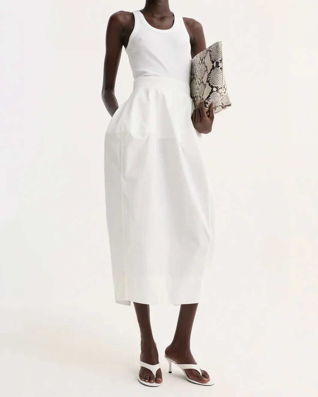 Sculptural Poplin Skirt - Image 5