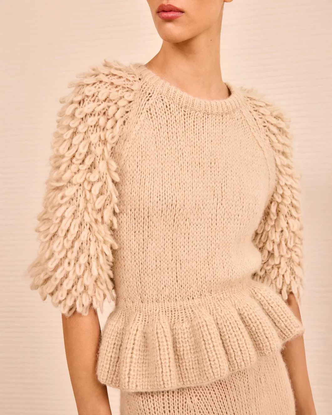 Selene Peplum Pullover - Image 2