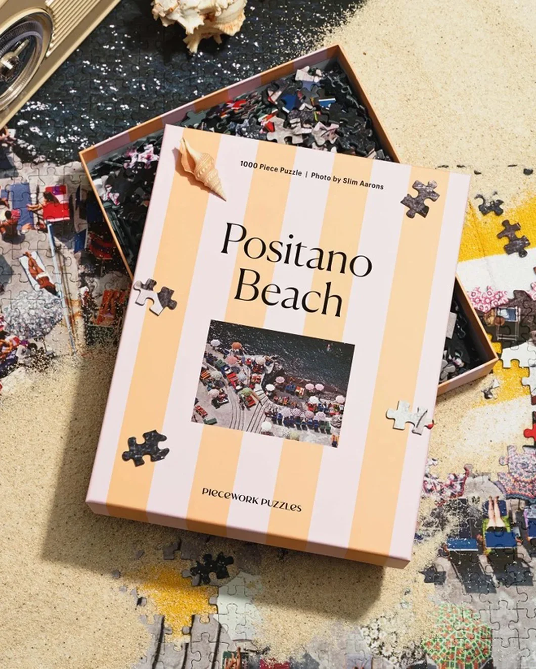 Slim Aarons Positano Beach 1000 Piece Puzzle - Image 3