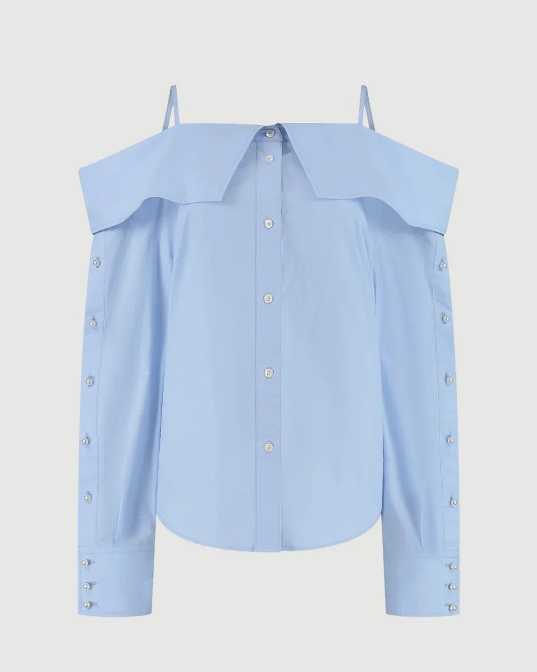 Snap Spaghetti Strap Shirt