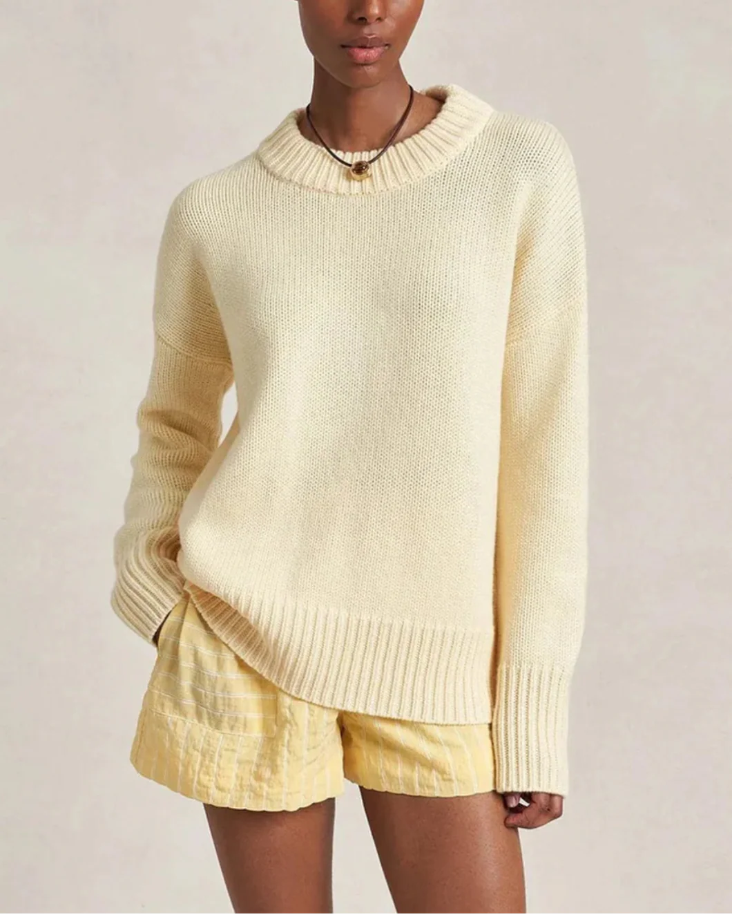 Solid Marin Sweater Butter - Image 6