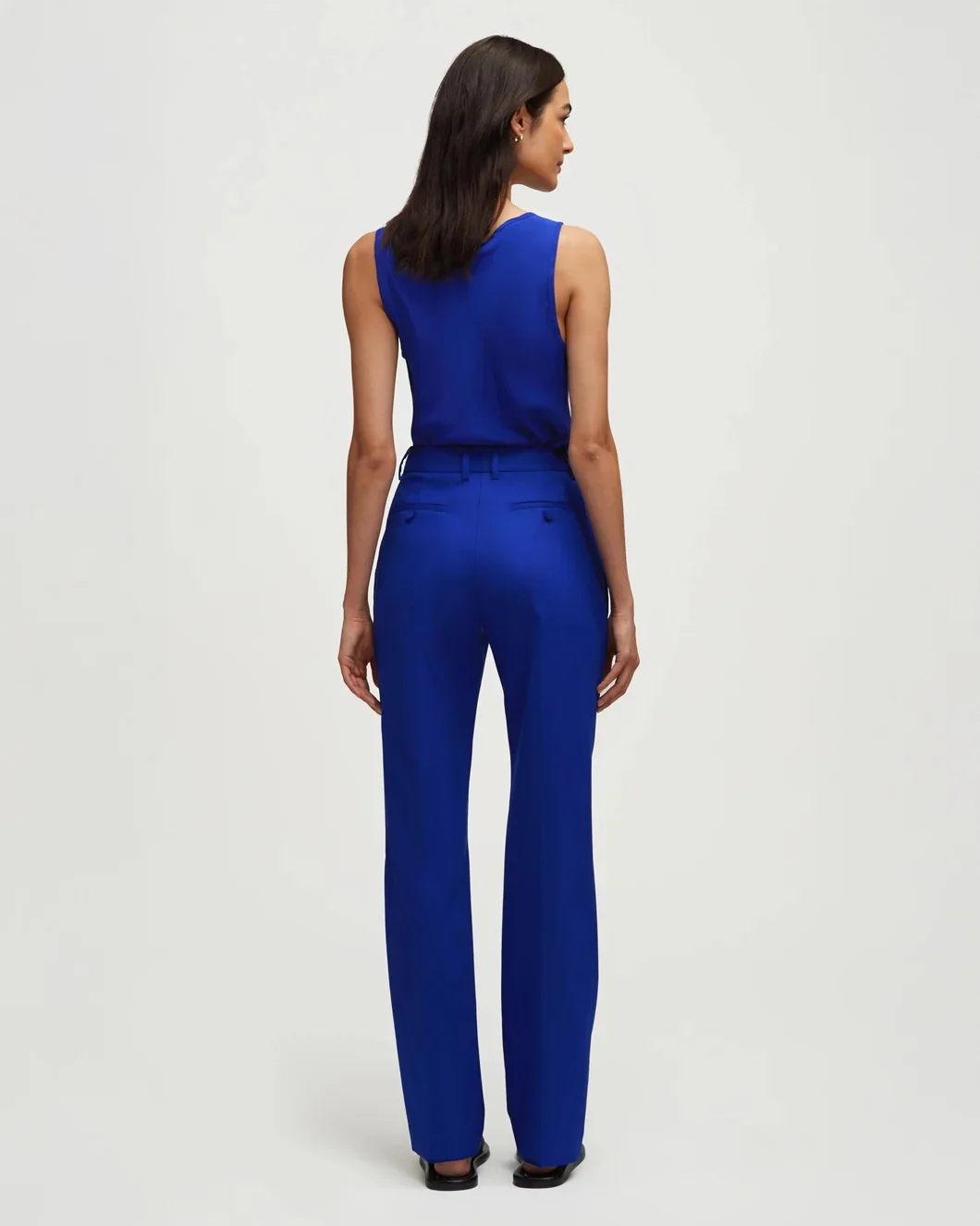 Straight Leg Trouser Lapis - Image 4