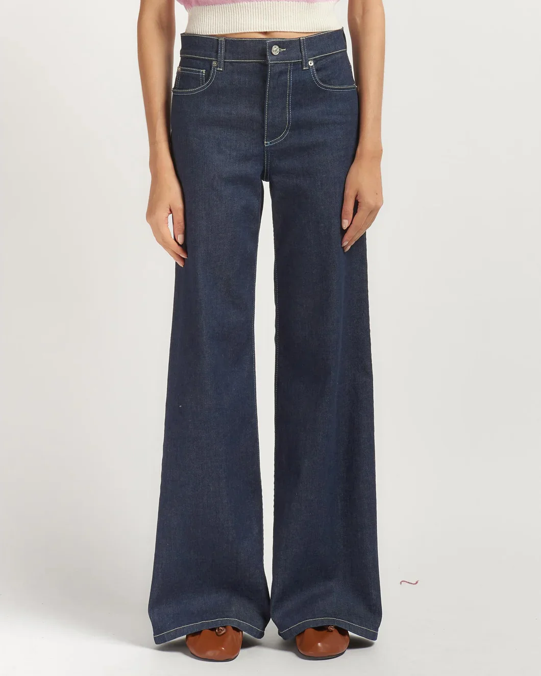 Stretch Denim 5-Pocket Trousers - Image 2