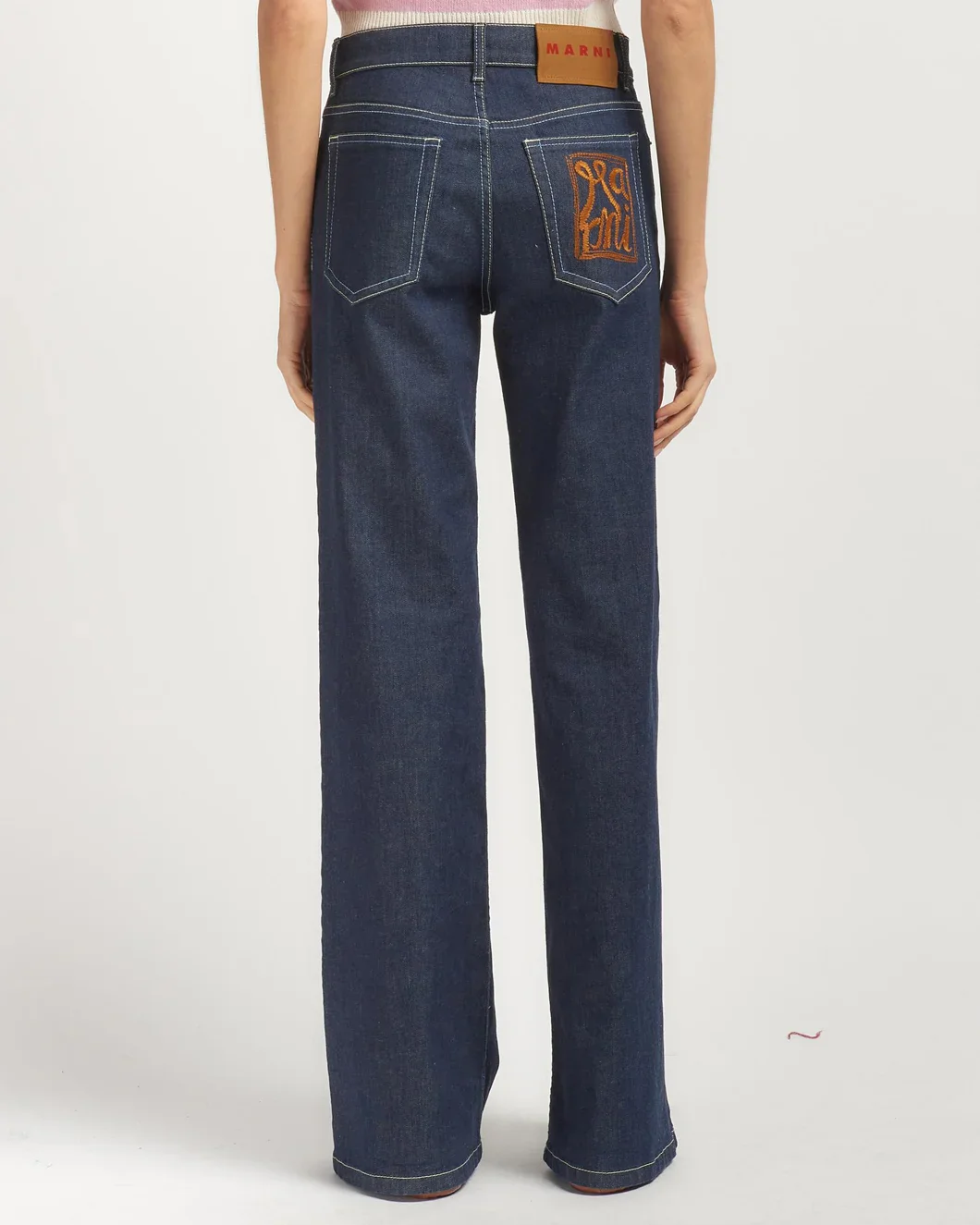 Stretch Denim 5-Pocket Trousers - Image 4