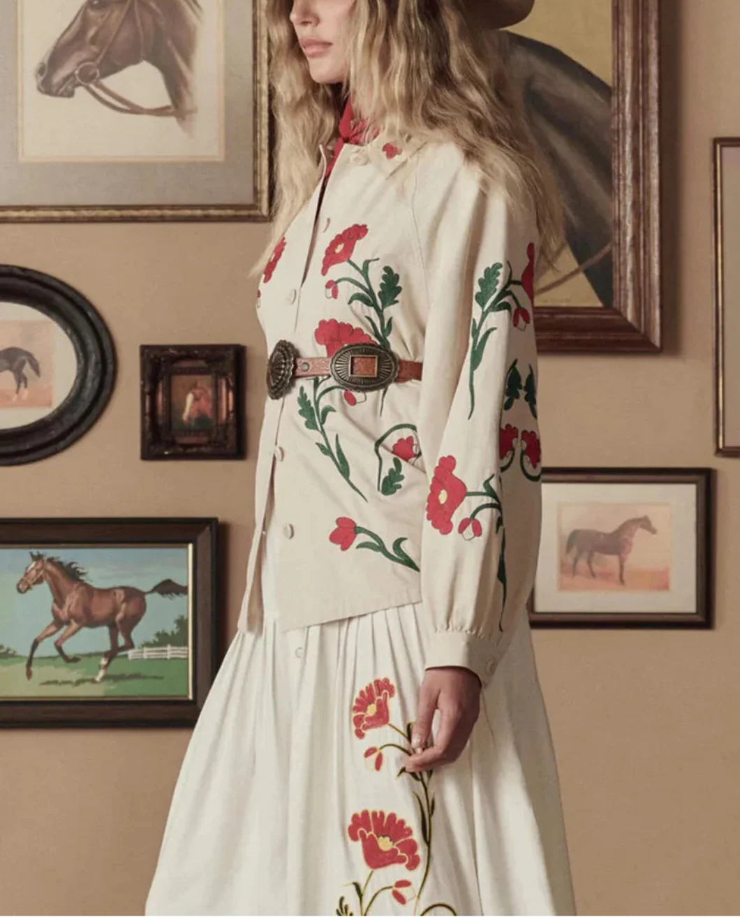 The Western Embroidered Commodore Jacket - Image 3