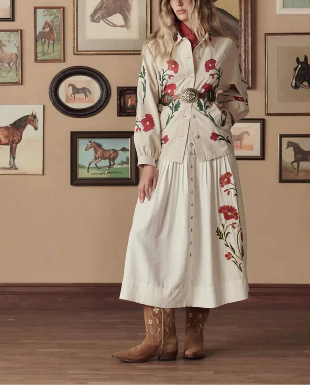 The Western Embroidered Commodore Jacket - Image 4
