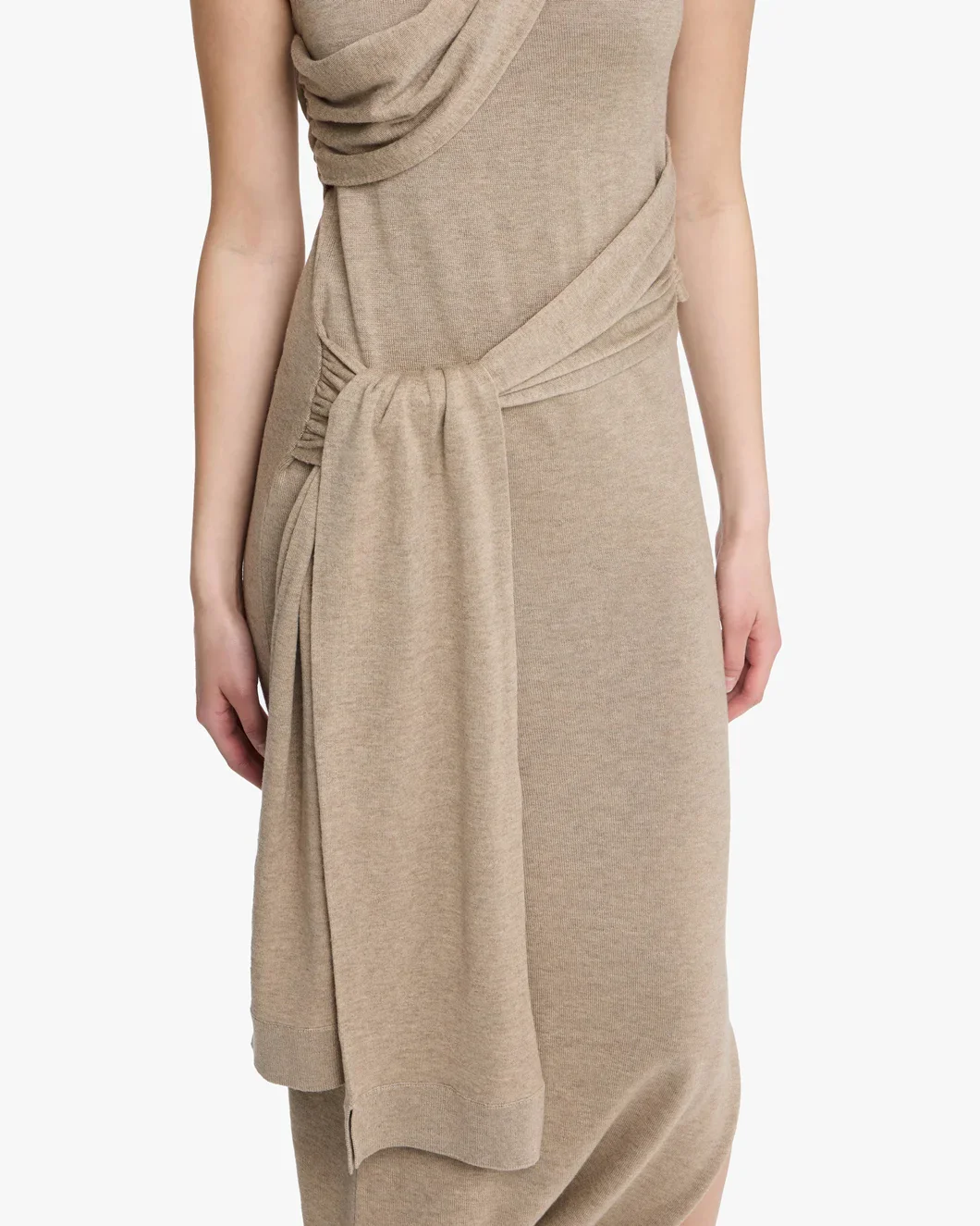 Tie Detail Sleeveless Dress - Image 5