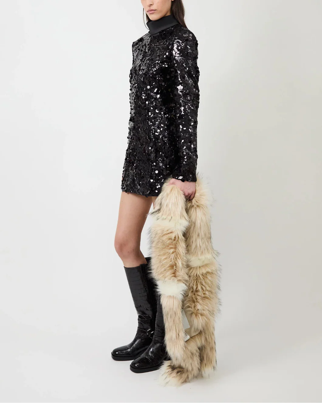 Toni Sequin Dress - Image 3