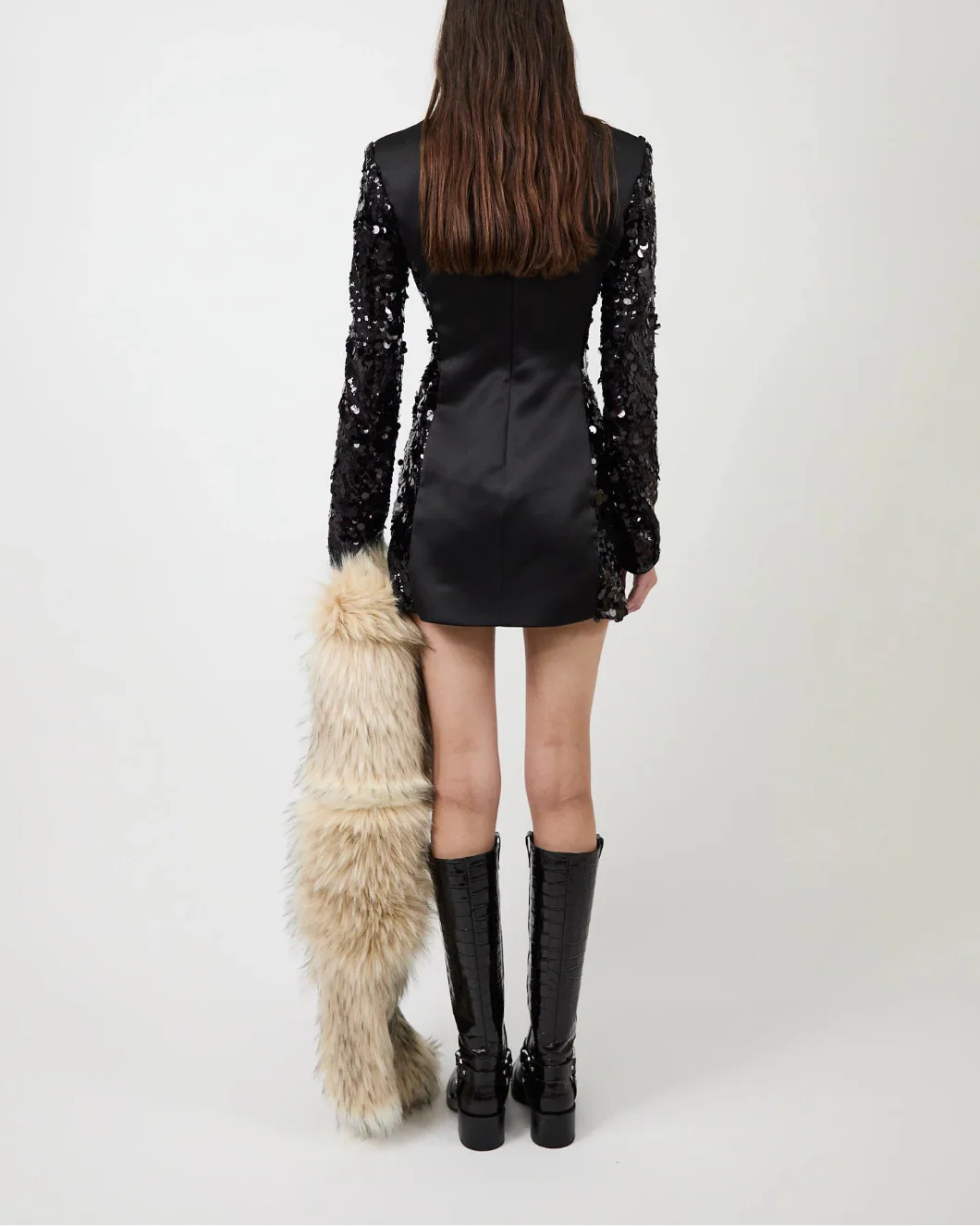 Toni Sequin Dress - Image 4