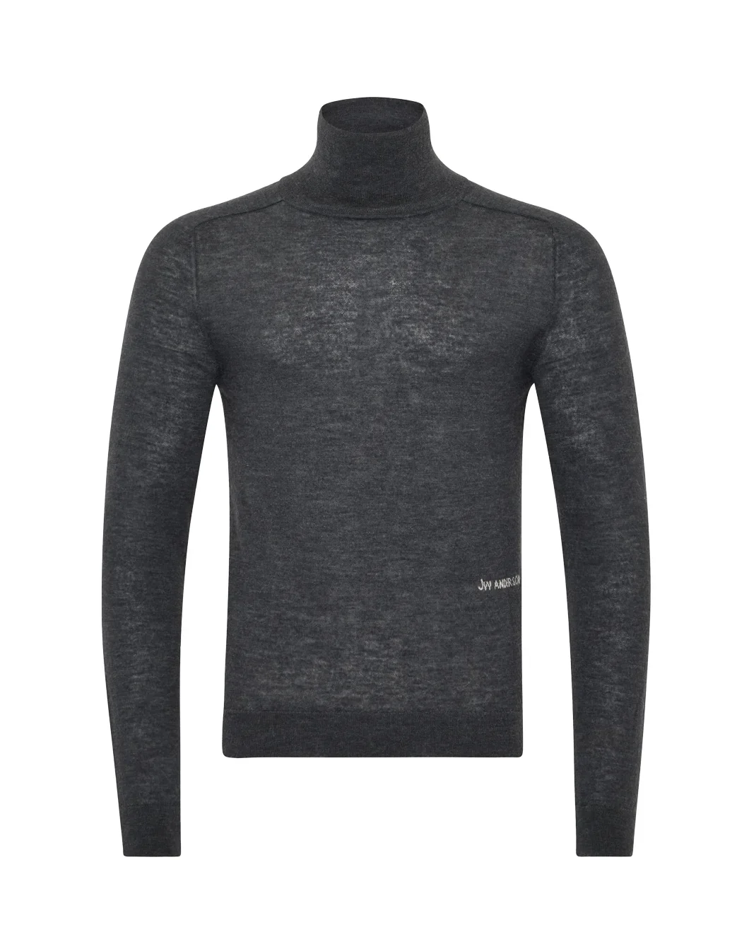 Turtleneck Jumper Charcoal Melange