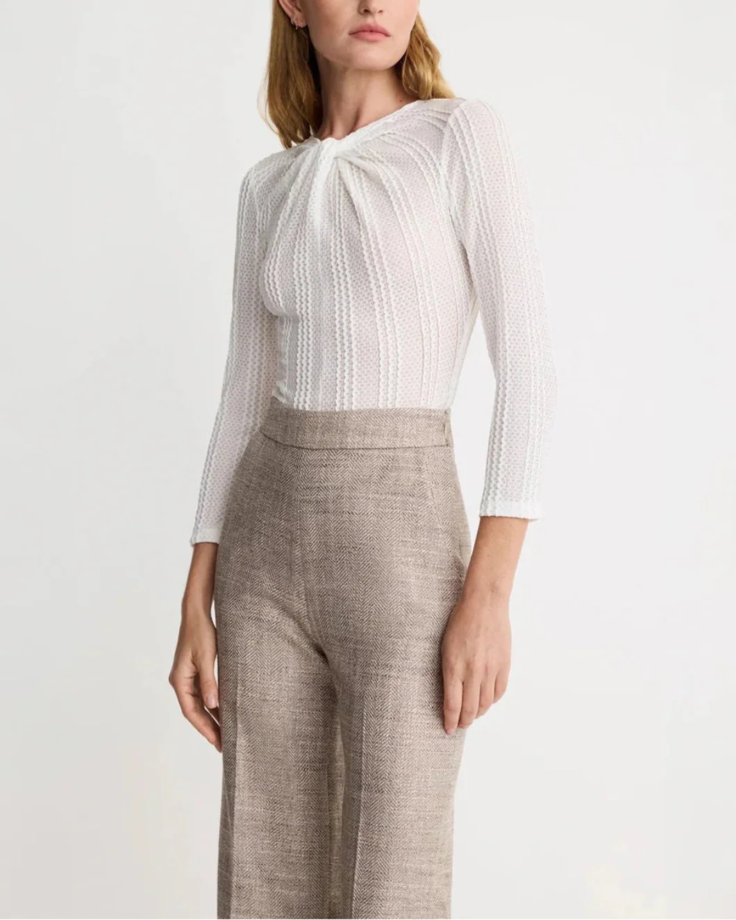 Twist Neck Knit Top - Image 2
