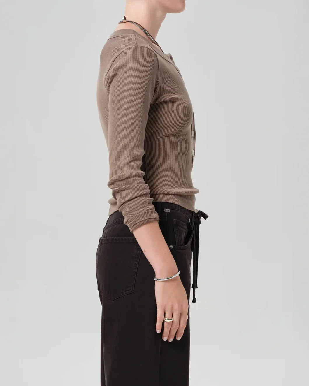 Varra Henley Cocoa - Image 3