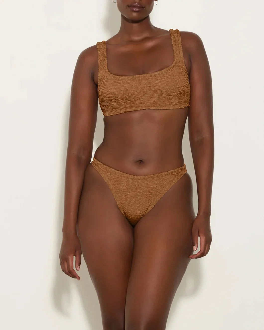 Xandra Bikini Metallic Cocoa - Image 2