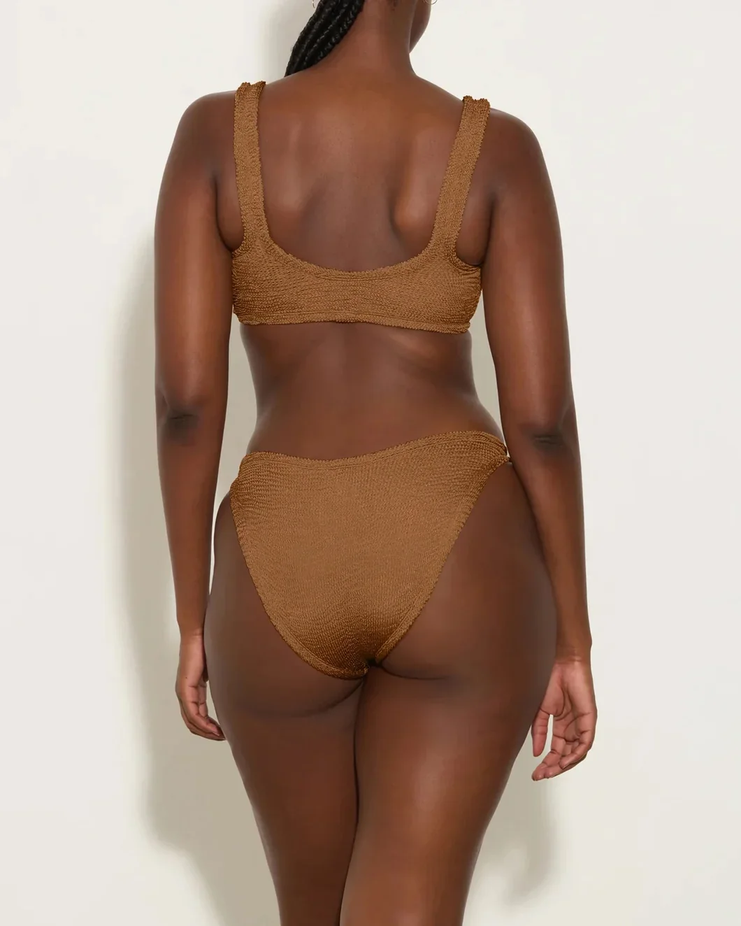 Xandra Bikini Metallic Cocoa - Image 3